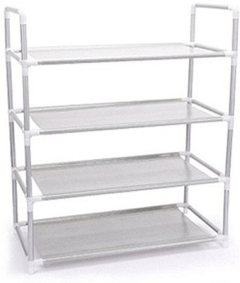 

Everything Imported Steel Collapsible Shoe Stand(Silver)