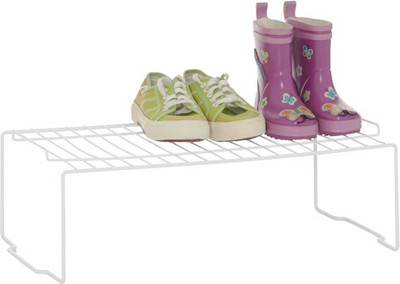 

Howards Stacker White Wide Steel Shoe Stand(White, 1 Shelves)