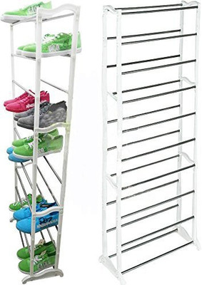 

Amazing Plastic Collapsible Shoe Stand(Multicolor, 20 Shelves)