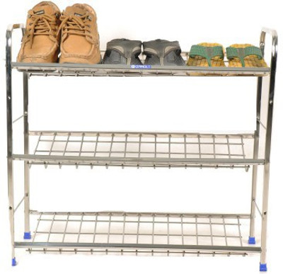 

Kmwanmol Multipurpose Steel Shoe Stand(Steel, 3 Shelves)