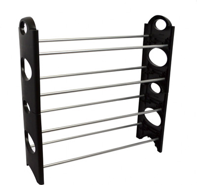 51% OFF on PHOENIX Plastic Collapsible Shoe Stand(Black, 4 Shelves, DIY(Do-It-Yourself)) 51% OFF on PHOENIX Plastic Collapsible Shoe Stand(Black, 4 Shelves, DIY(Do-It-Yourself))