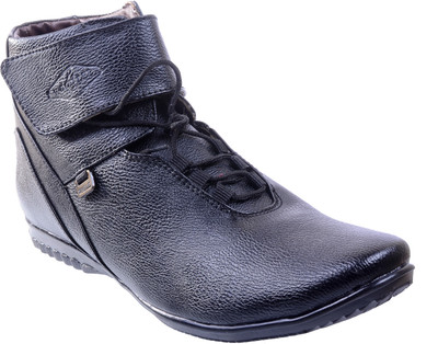 

Porcupine Laced Boots For Men(Black