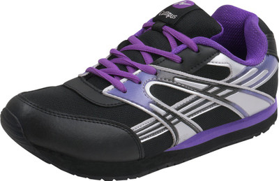

Campus Nj-205 Running Shoes For Women(Black, Silver, Purple)