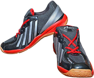 

Port Aqua RedRambo Walking Shoes For Men(Black), Red black