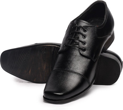 

Leather King Lace Up Shoes For Men(Black