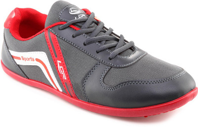 

Lancer Dark Grey Red Casual Shoes For Men(Grey, Red