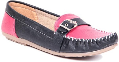 

TEN Casual Women Loafers For Women(Black, Pink), 00005;black