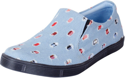 

FAUSTO Canvas Shoes For Men(Blue, Sky blue