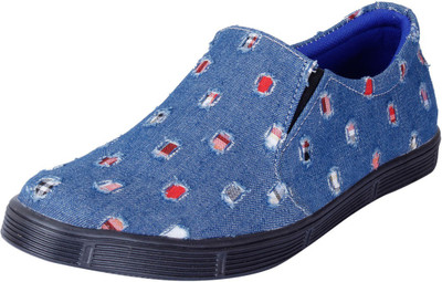 

FAUSTO Canvas Shoes For Men(Blue
