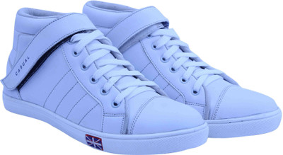 

BJOS Mid Ankle Sneakers Sneakers For Men(White