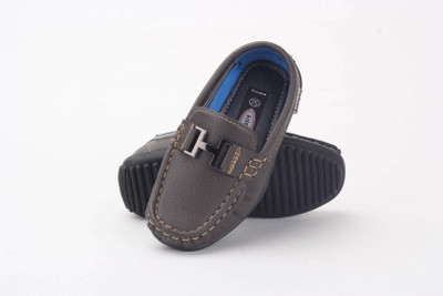

KITTENS Boys Slip on Loafers(Brown