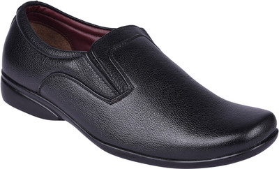 

E-Lyte men's black formal Slip On For Men(Black