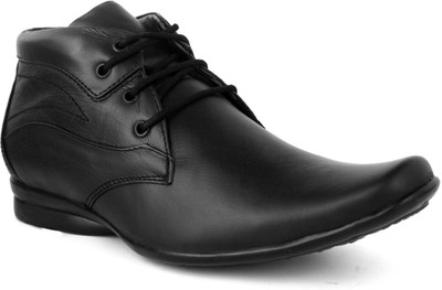 

Candle Gold GENIUNE LEATHER Lace Up For Men(Black