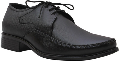 

Leather King Lace Up Shoes For Men(Black)