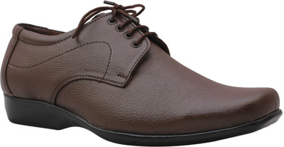 

Leather King Lace Up Shoes For Men(Brown)