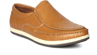 

Levanse Moc Toe Corporate Casuals For Men(Tan, Matte tan