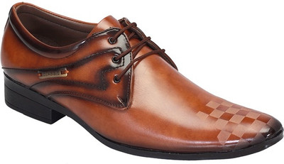 

Footoes Lace Up Shoes For Men(Tan