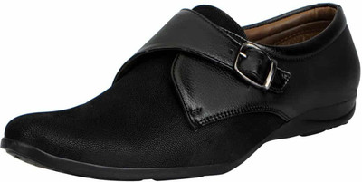 

FAUSTO Monk Strap For Men(Black