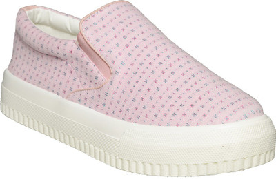 

Flat n Heels Canvas Shoes For Women(Pink)