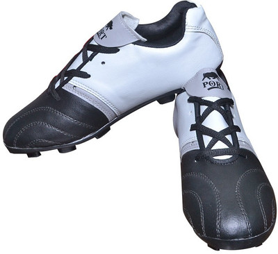 

Port Cyber-Thk Football Shoes For Men(Black, White