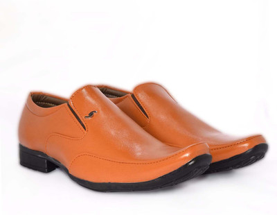 

Leather Like Slip On For Men(Tan