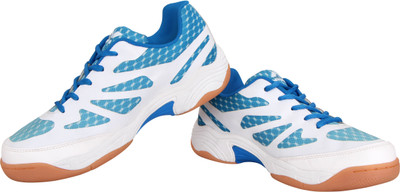 

Nivia New Verdict Badminton Shoes For Men(White, Blue