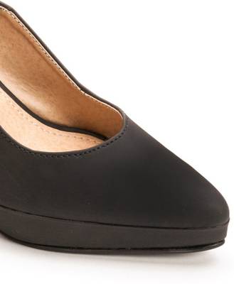 Marc Loire Marc Loire Women's Solid Curvy Black Stilettos Bellies