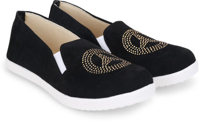 

Moonwalk Loafers For Women(Black