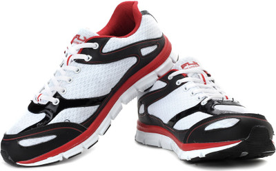 

FLX Dexter Running Shoes For Men(Black, White), Wht;blk;red