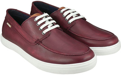 

U.S. Polo Assn CASUAL LACE UP Sneakers For Men(Navy, Burgundy