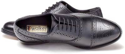 Walker Styleways Excellent Oxford Tan Leather Brogue Lace Up