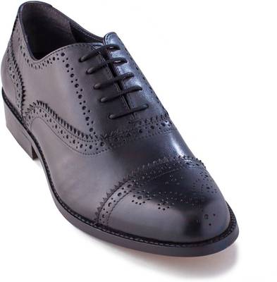 Walker Styleways Excellent Oxford Tan Leather Brogue Lace Up