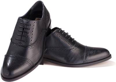 Walker Styleways Excellent Oxford Tan Leather Brogue Lace Up