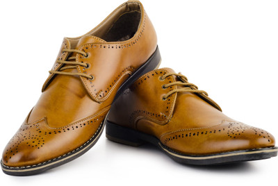 

Buckle Up Chick Party Wear Shoes For Men(Tan