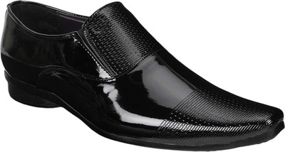 

Knight Ace Patent Slip On For Men(Black)