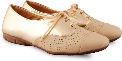 

Anand Archies Casual Shoes For Women(Gold, Beige