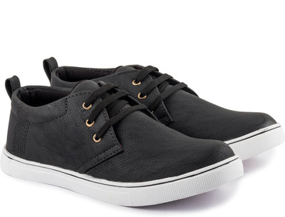 

Tashi Black Sneakers Cum Corporate Casuals For Men(Black, Grey