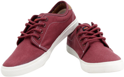 

Sparx TrendSetter Red & Tan Canvas Shoes For Men(Red