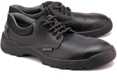 

Wild Bull Safety Shoes Casuals For Men(Black