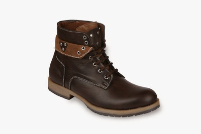 

Bacca Bucci Brown cord cuff ankle boots Boots For Men(Brown