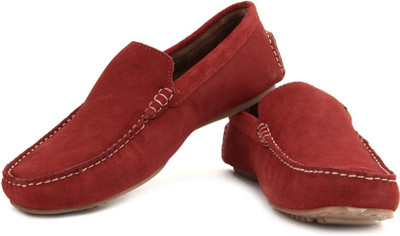 

Louis Philippe Boat Shoes For Men(Red)