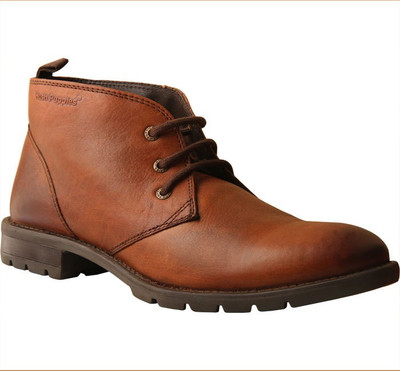 

Hush Puppies By Bata CARLOS-MID CUT Corporate Casual Shoes For Men, Brown