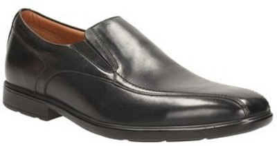 

Clarks Slip on For Men(Black, Black leather