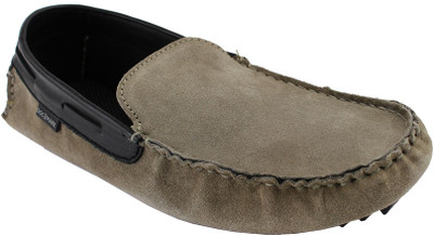 

DOC & MARK 273Grey Loafers For Men(Grey), Gray