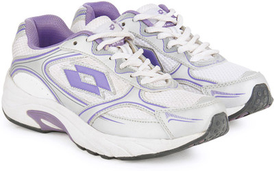 

Lotto Maiorca Wmns Sneakers For Women(Silver, Silver;purple