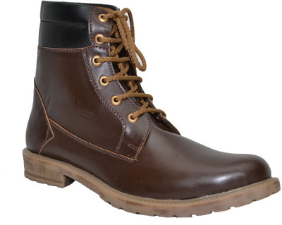 

Contablue Brooklyn Boots For Men(White), Brown