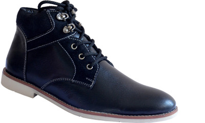 

Dizaro ANKLE LENTH LEATHER Boots For Men(Black