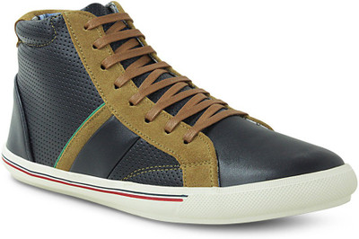 

Get Glamr Stylish Lace Ups Sneakers For Men(Blue
