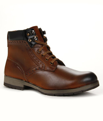 

Bacca Bucci High Ankle Length Boots For Men(Tan
