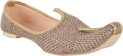 

DFR Badam color Jute Jutti For Men(Brown, 02brown